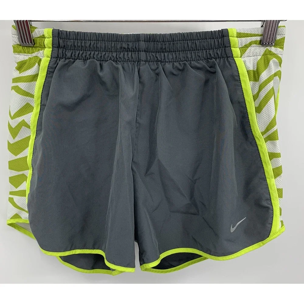 Nike Women's Dri-Fit Tempo Lined Running Shorts Size Small Gray